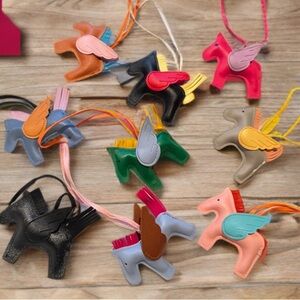 Pegasus Horse Bag Charms PM SIZE– Assorted Colors